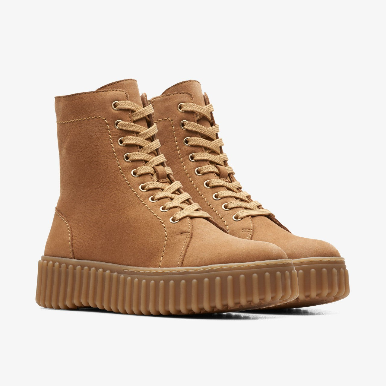 Torhill Rise Light Tan Nubuck Clarks Women