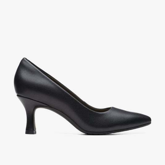 Kataleyna Gem Black Leather Clarks Women