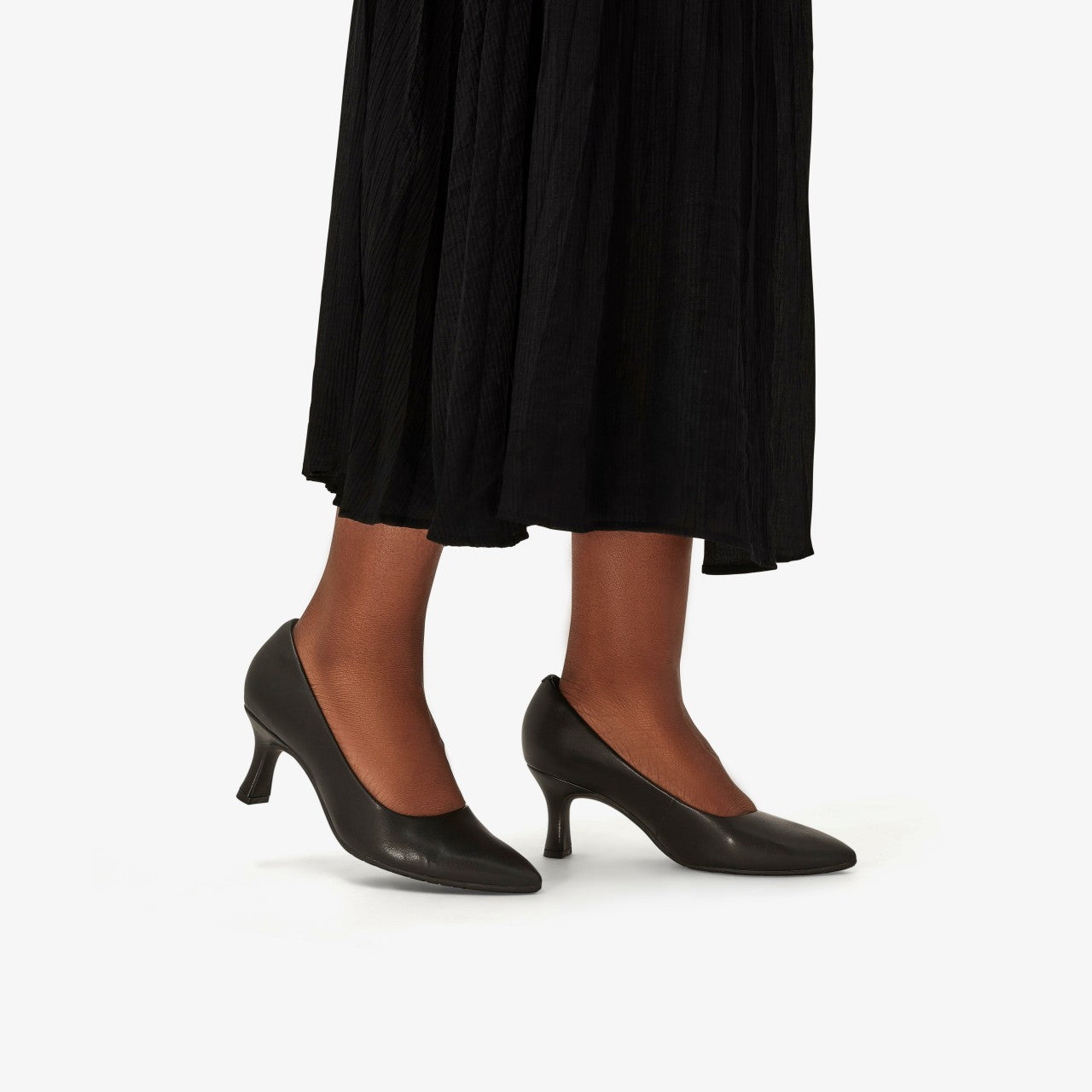 Kataleyna Gem Black Leather Clarks Women