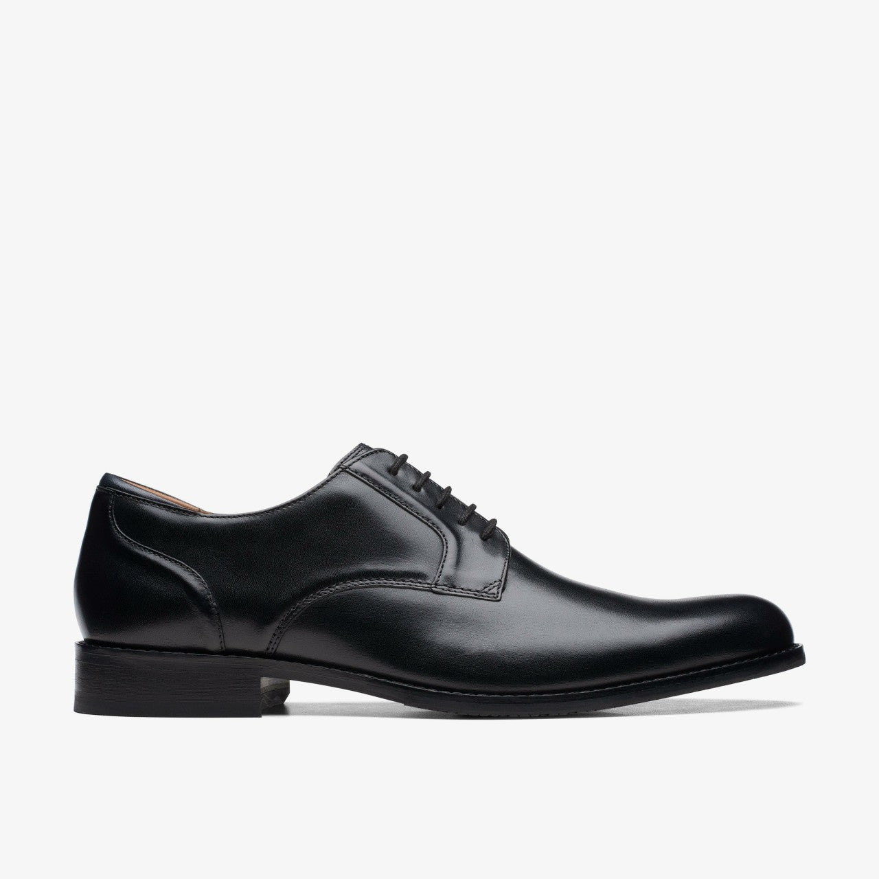 Craft Arlo Lace Black Leather Clarks Men