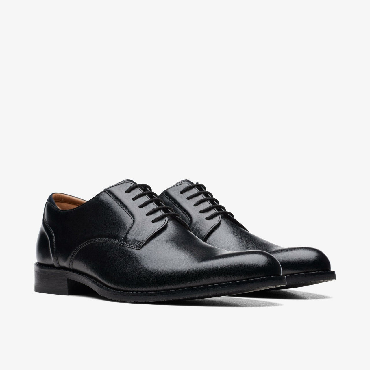 Craft Arlo Lace Black Leather Clarks Men