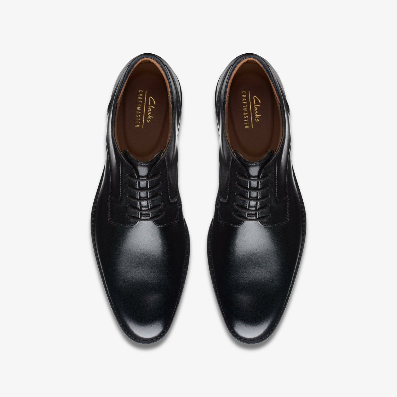 Craft Arlo Lace Black Leather Clarks Men