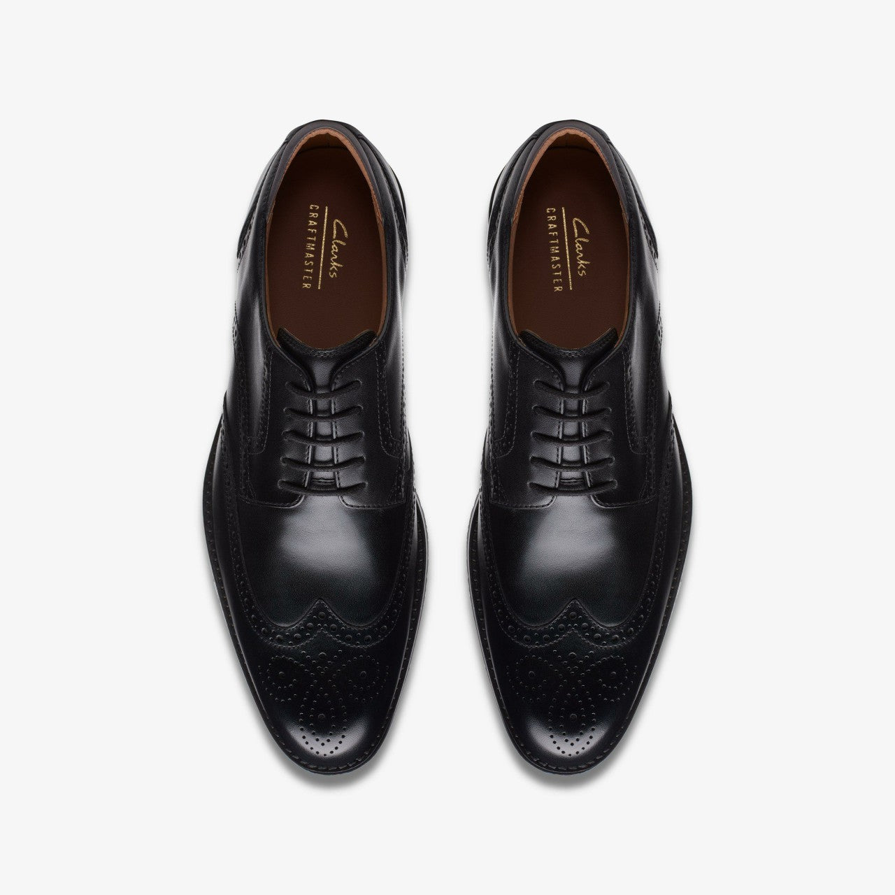 Craft Arlo Limit Brogue Black Leather Clarks Men