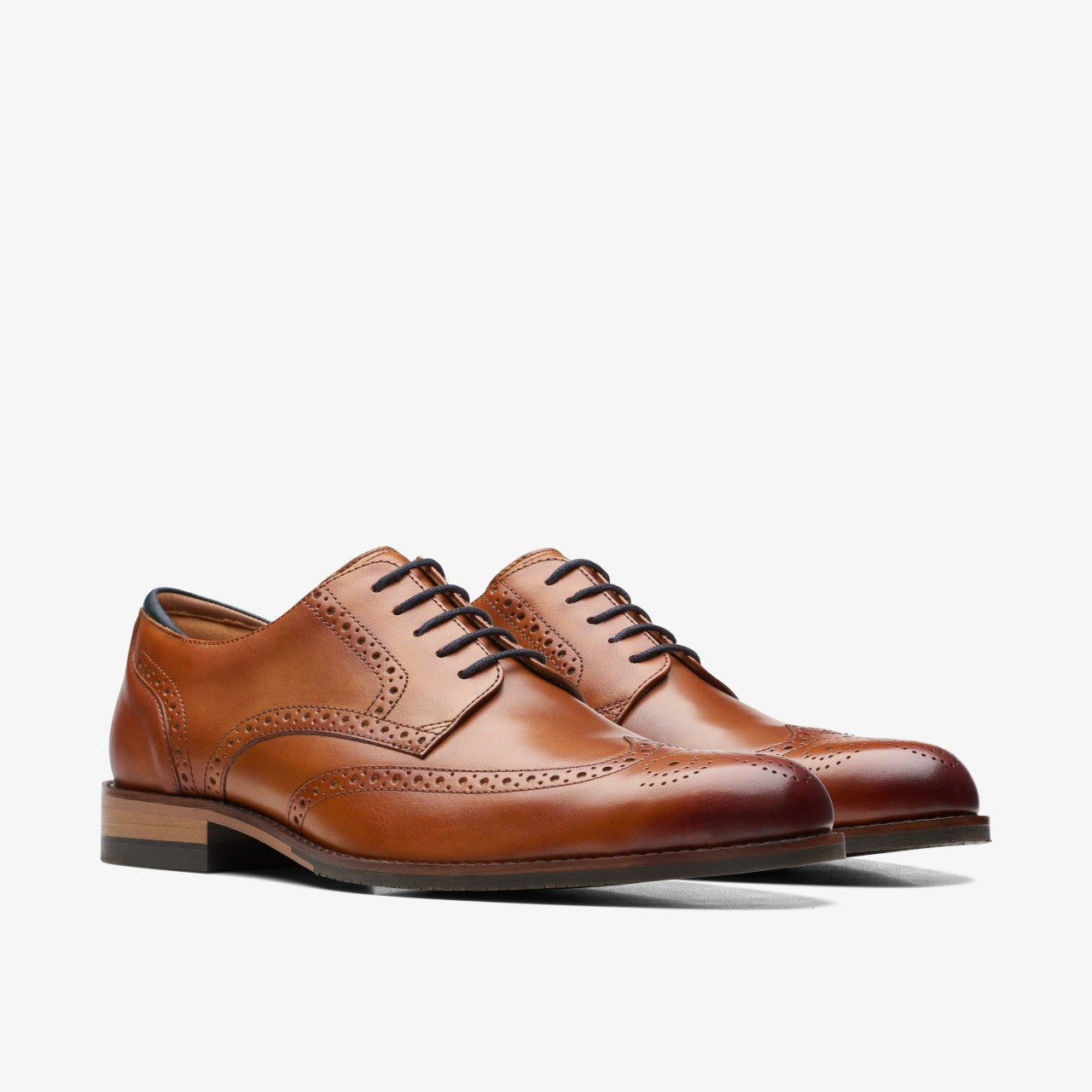 Craft Arlo Limit Brogue Tan Leather Clarks Men