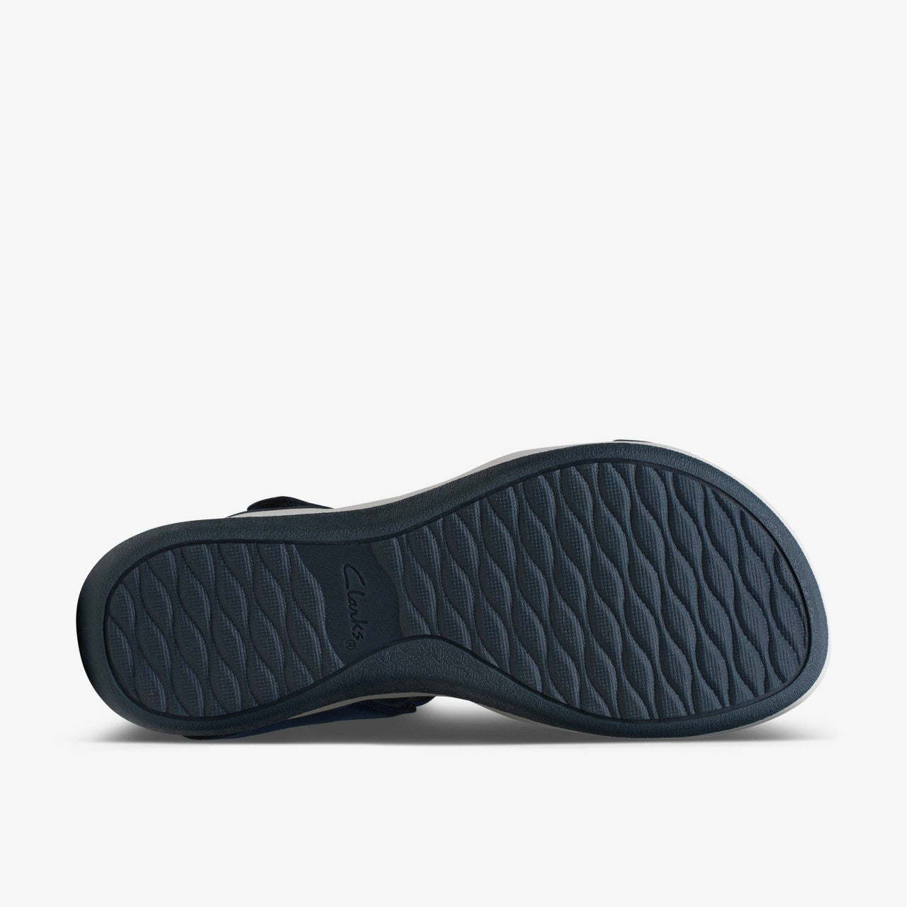 Arla Shore Navy Textile Clarks Women