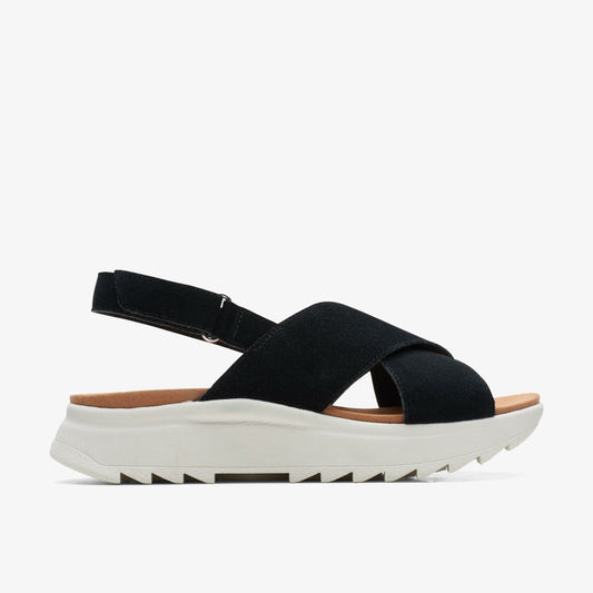 Dash Lite Wish Black Suede Clarks Women
