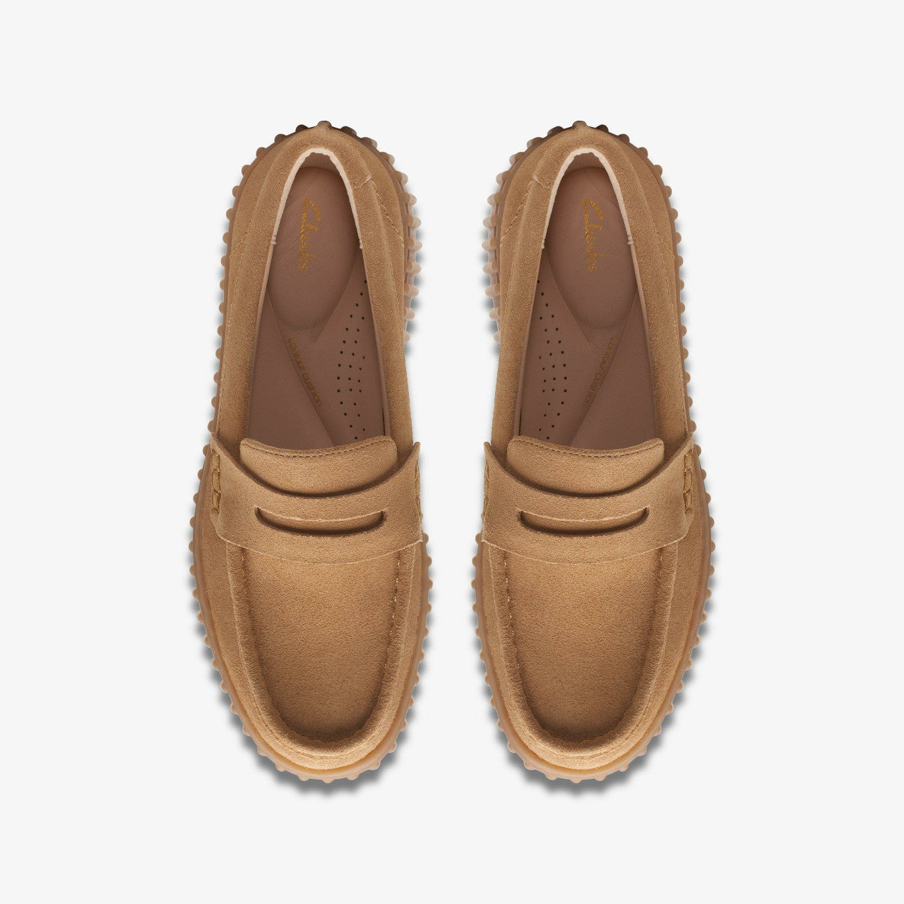 Torhill Penny Loafer Light Tan Suede Clarks Women