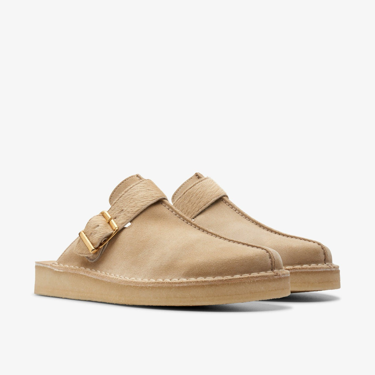 Trek Mule Taupe Interest Clarks Men