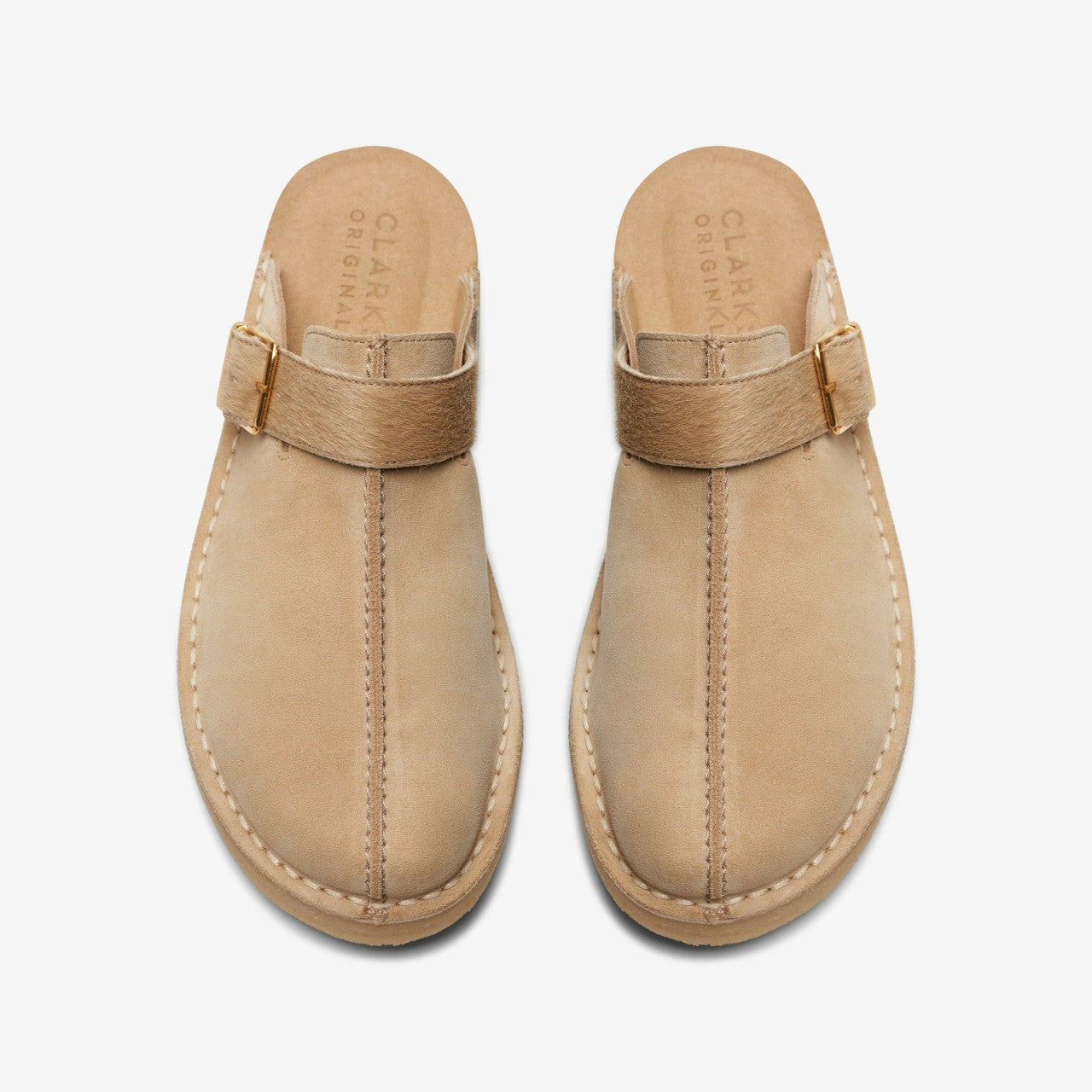 Trek Mule Taupe Interest Clarks Men