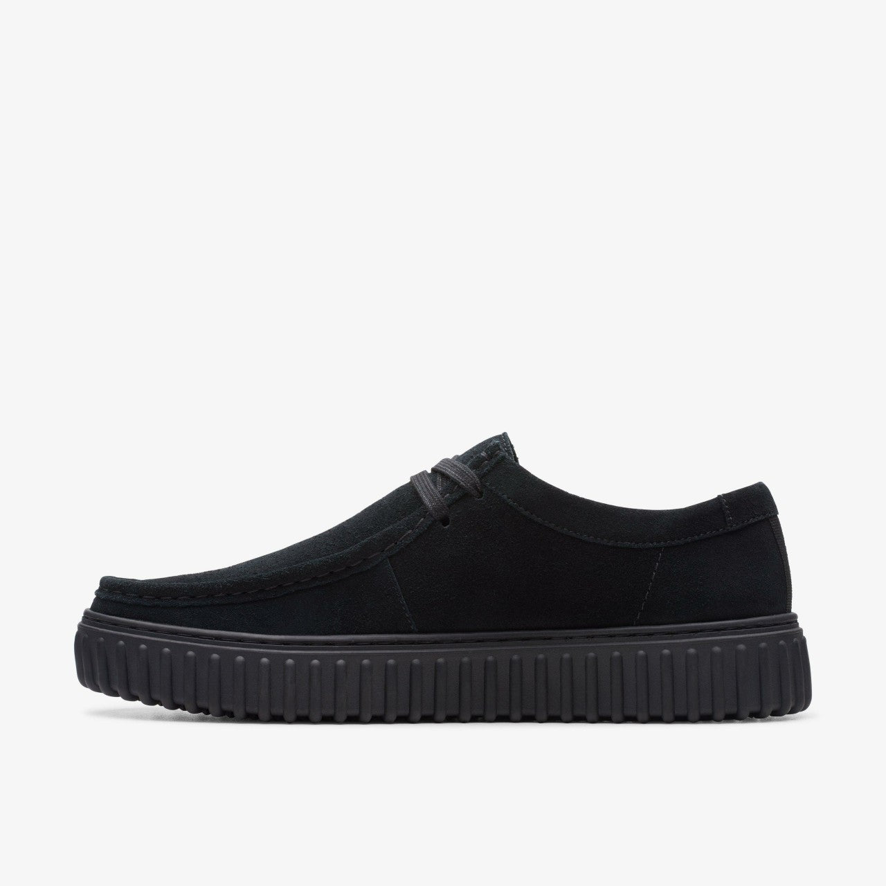 Torhill Lo Black Suede Clarks Men