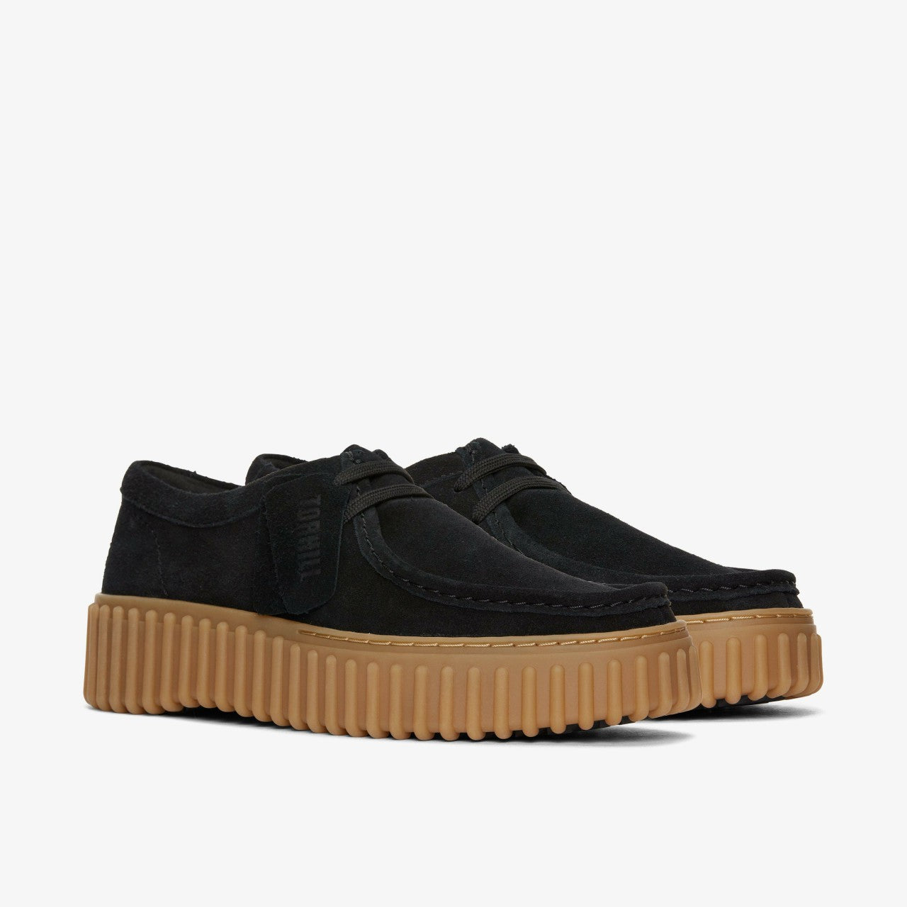 Torhill Bee Black Suede Clarks Women