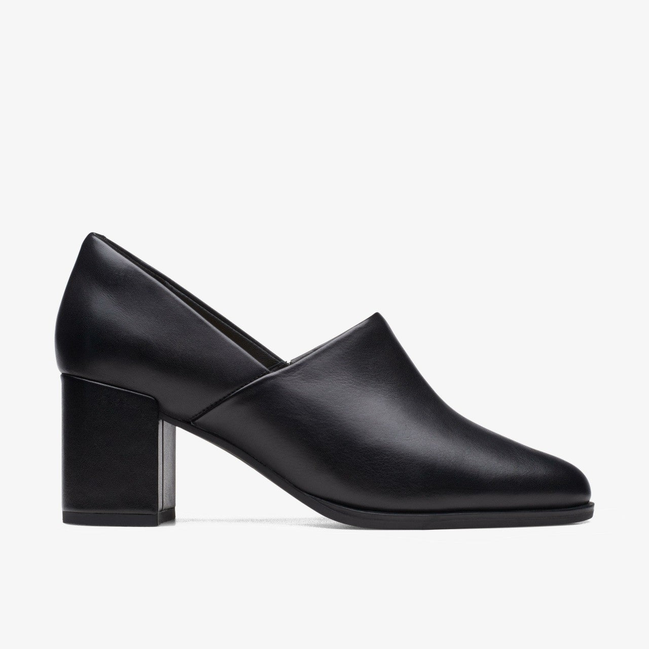 Freva 55 Lily Black Leather Clarks Women