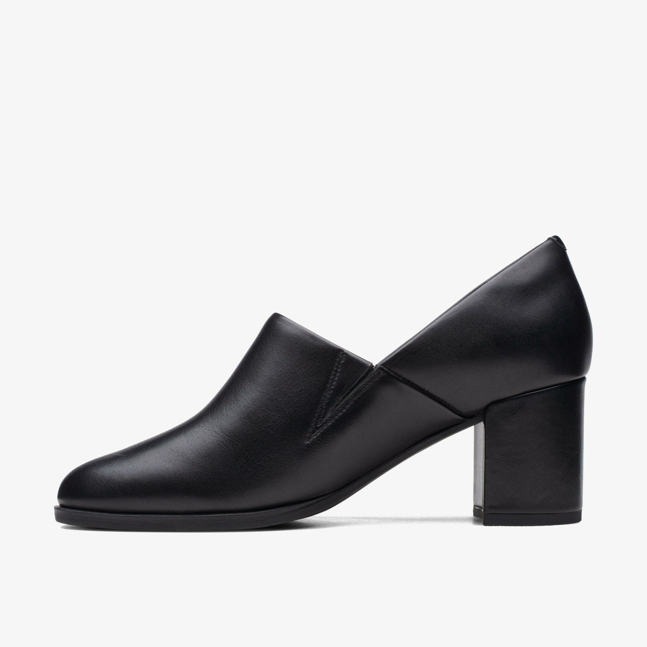 Freva 55 Lily Black Leather Clarks Women