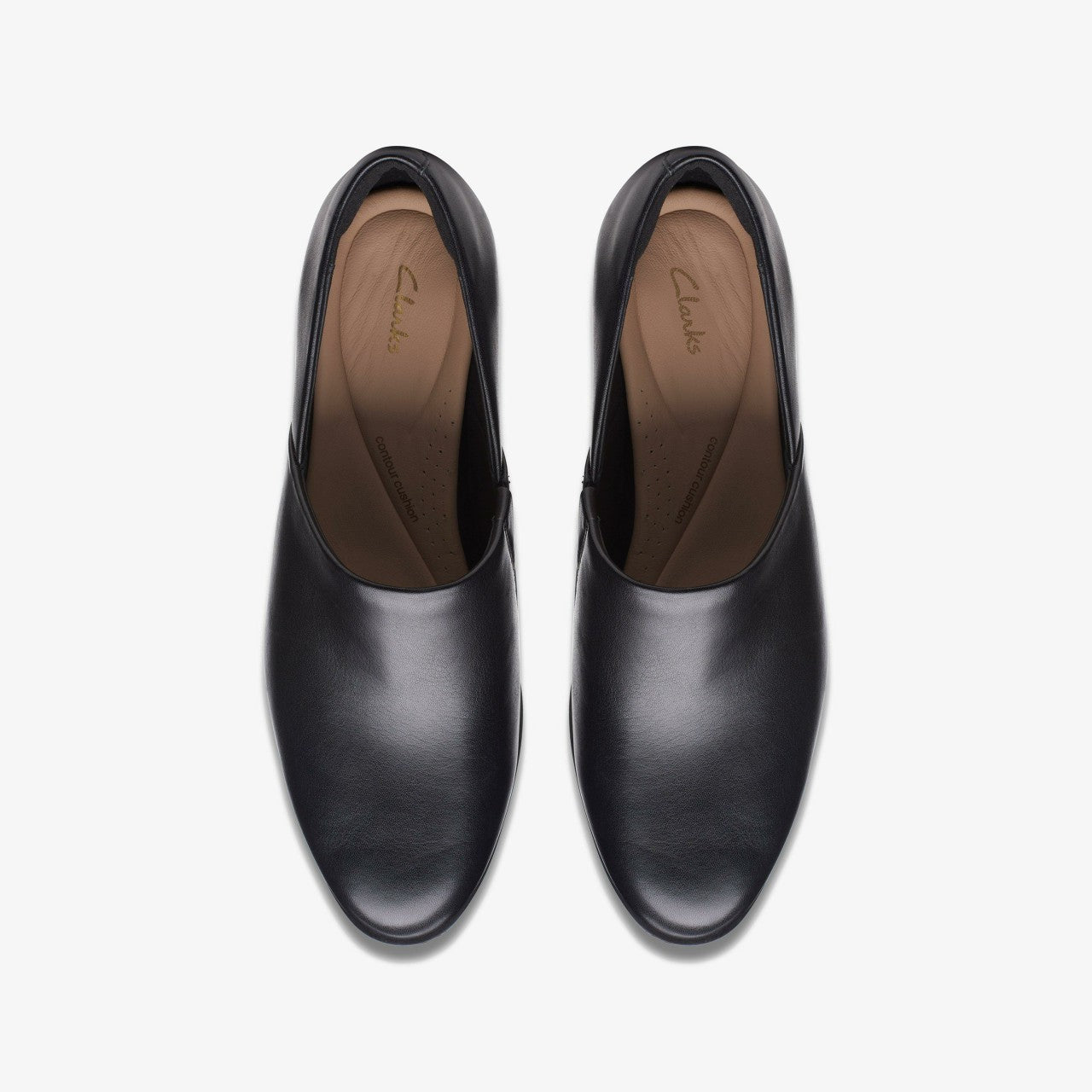 Freva 55 Lily Black Leather Clarks Women