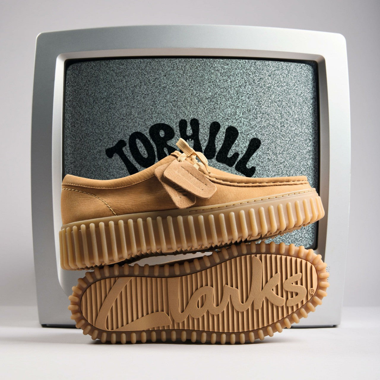 Torhill Bee Light Tan Nubuck Clarks Women