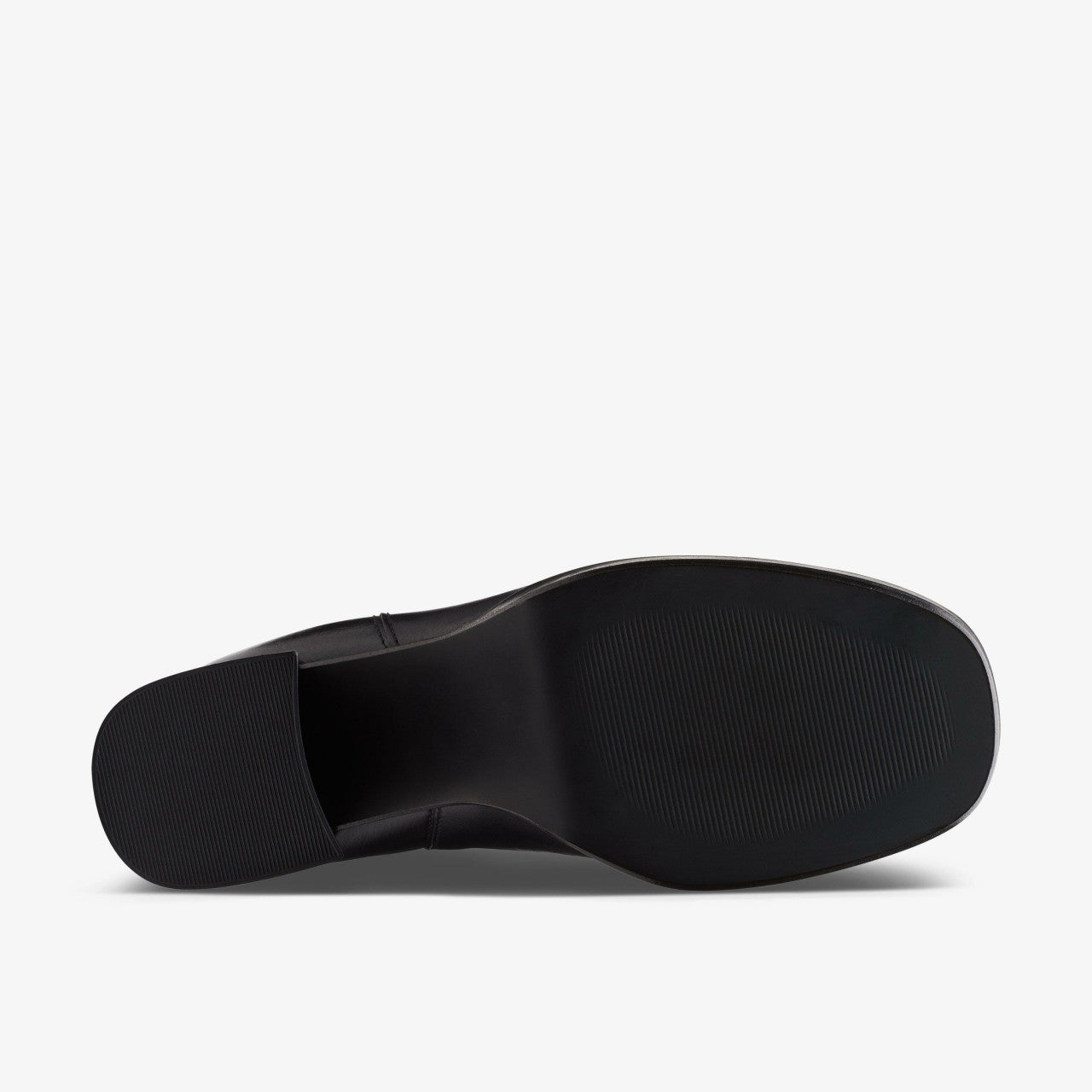 Pique Up Black Leather Clarks Women