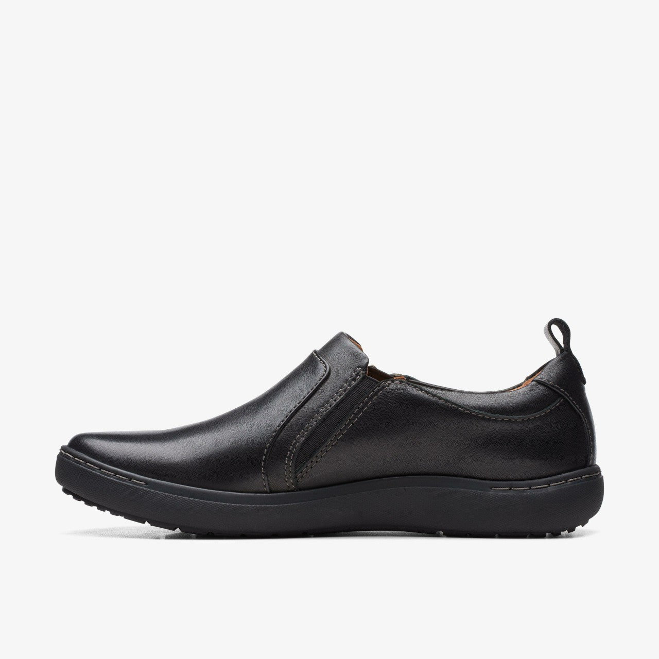 Nalle Lilac Black Leather Clarks Women