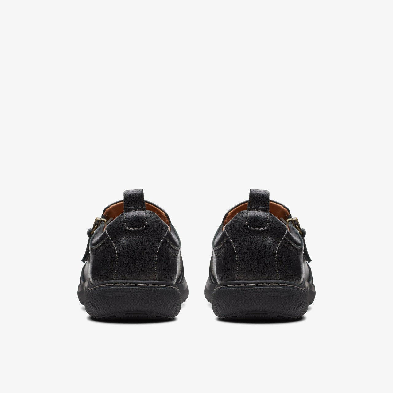 Nalle Lilac Black Leather Clarks Women