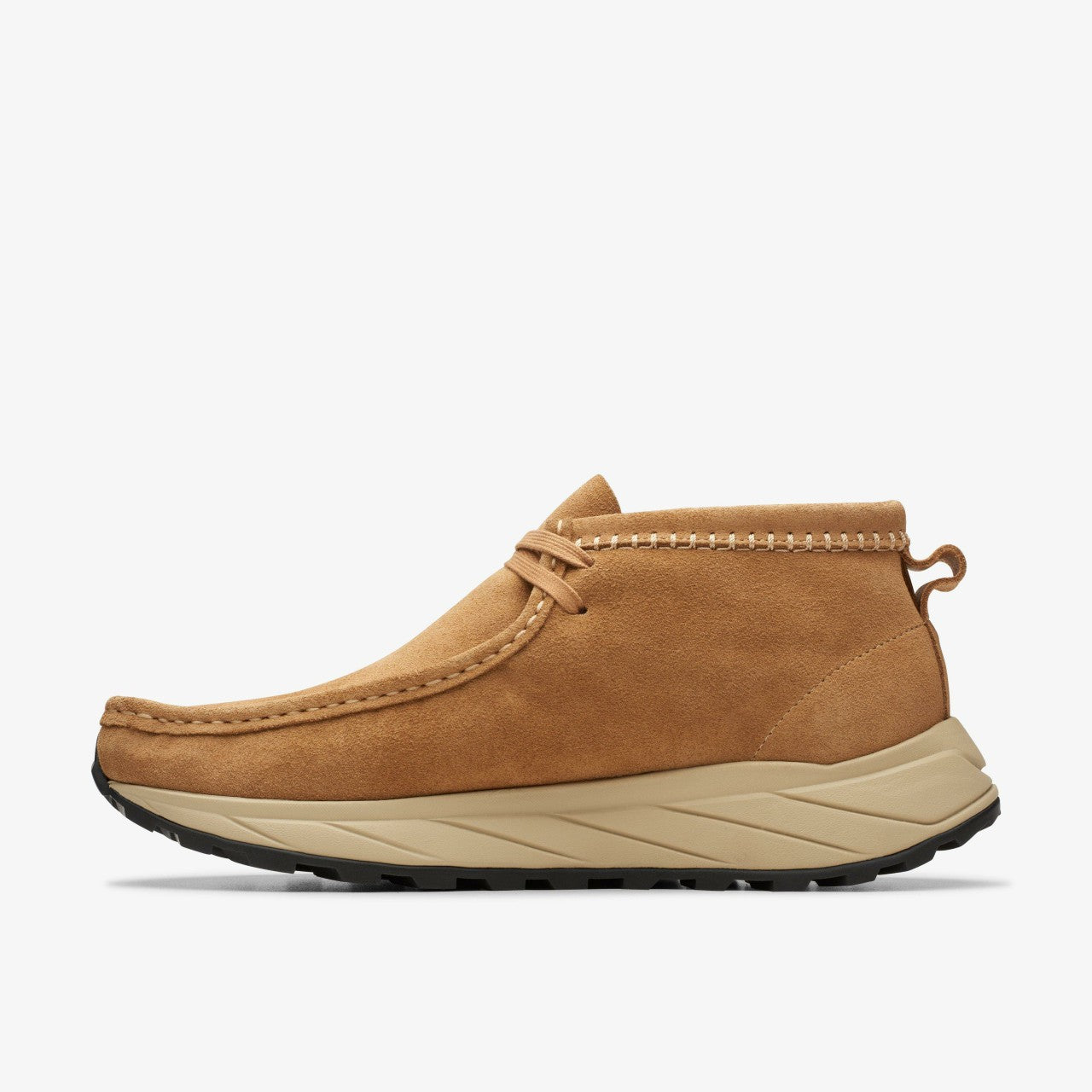 Wallabee Eden Dark Sand Suede Clarks Men
