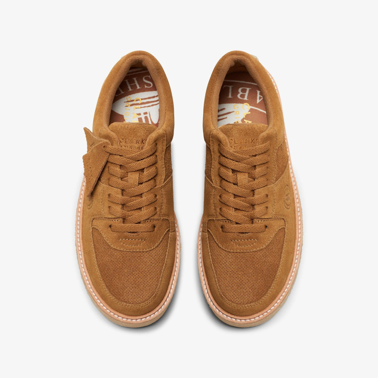 Sandford Golden Sand Suede Clarks Women|Men