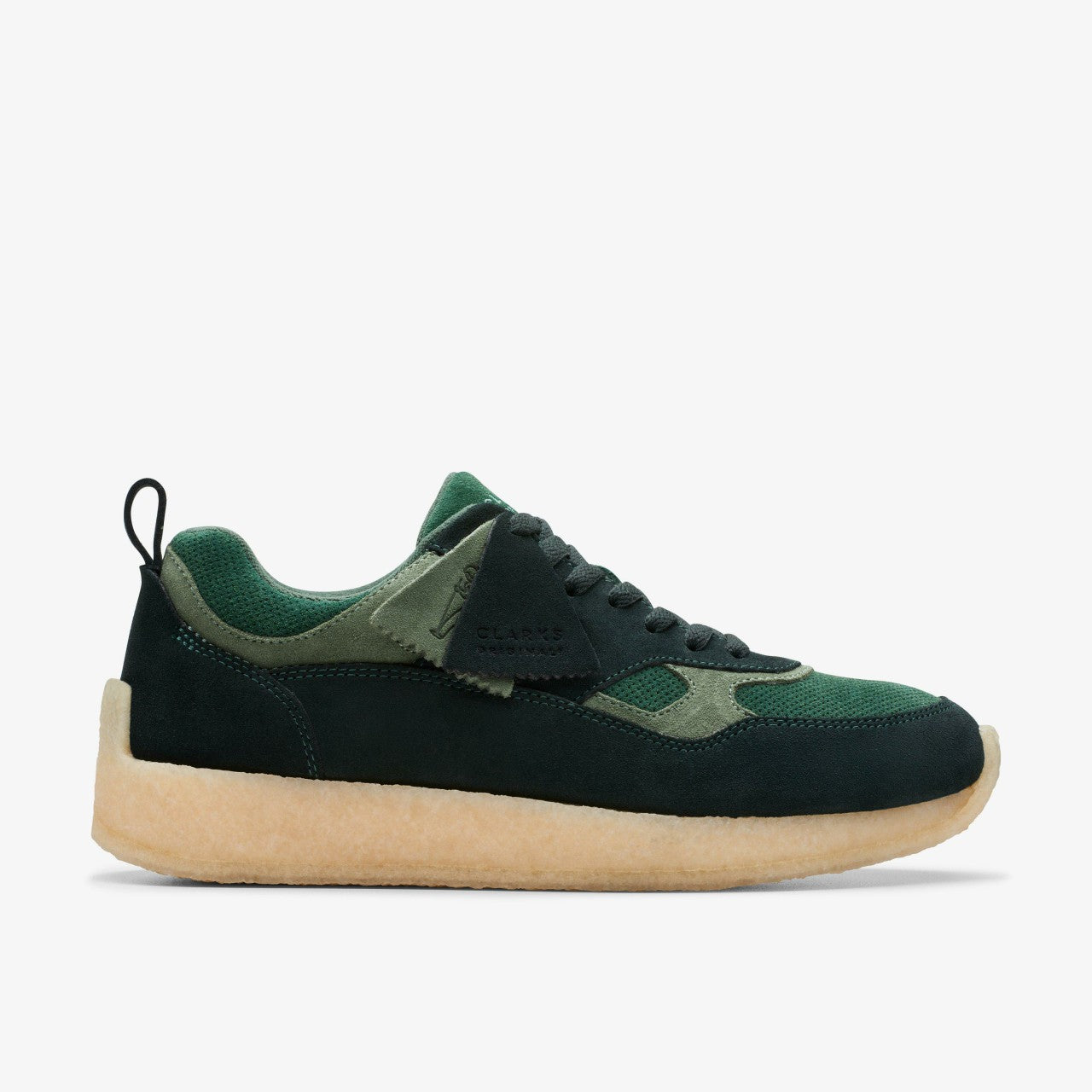 Lockhill Dark Green Combination Clarks Women|Men