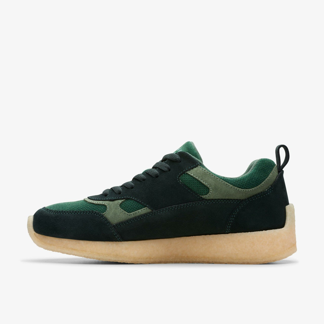 Lockhill Dark Green Combination Clarks Women|Men