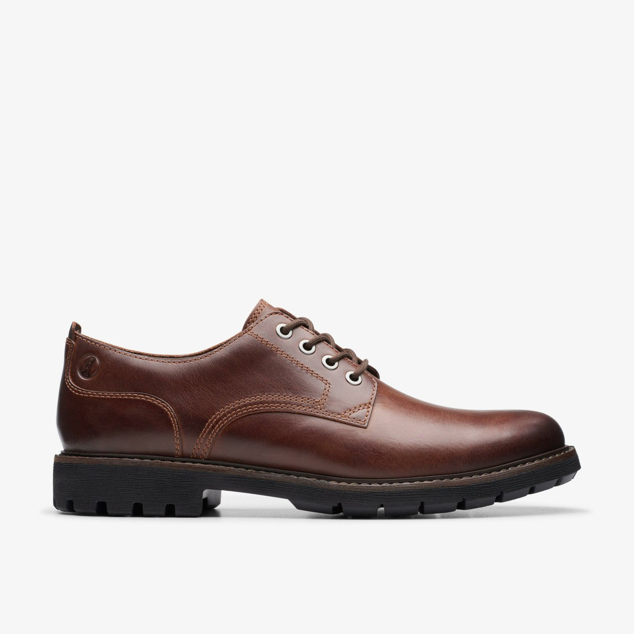 Batcombe Tie Dark Tan Leather Clarks Men