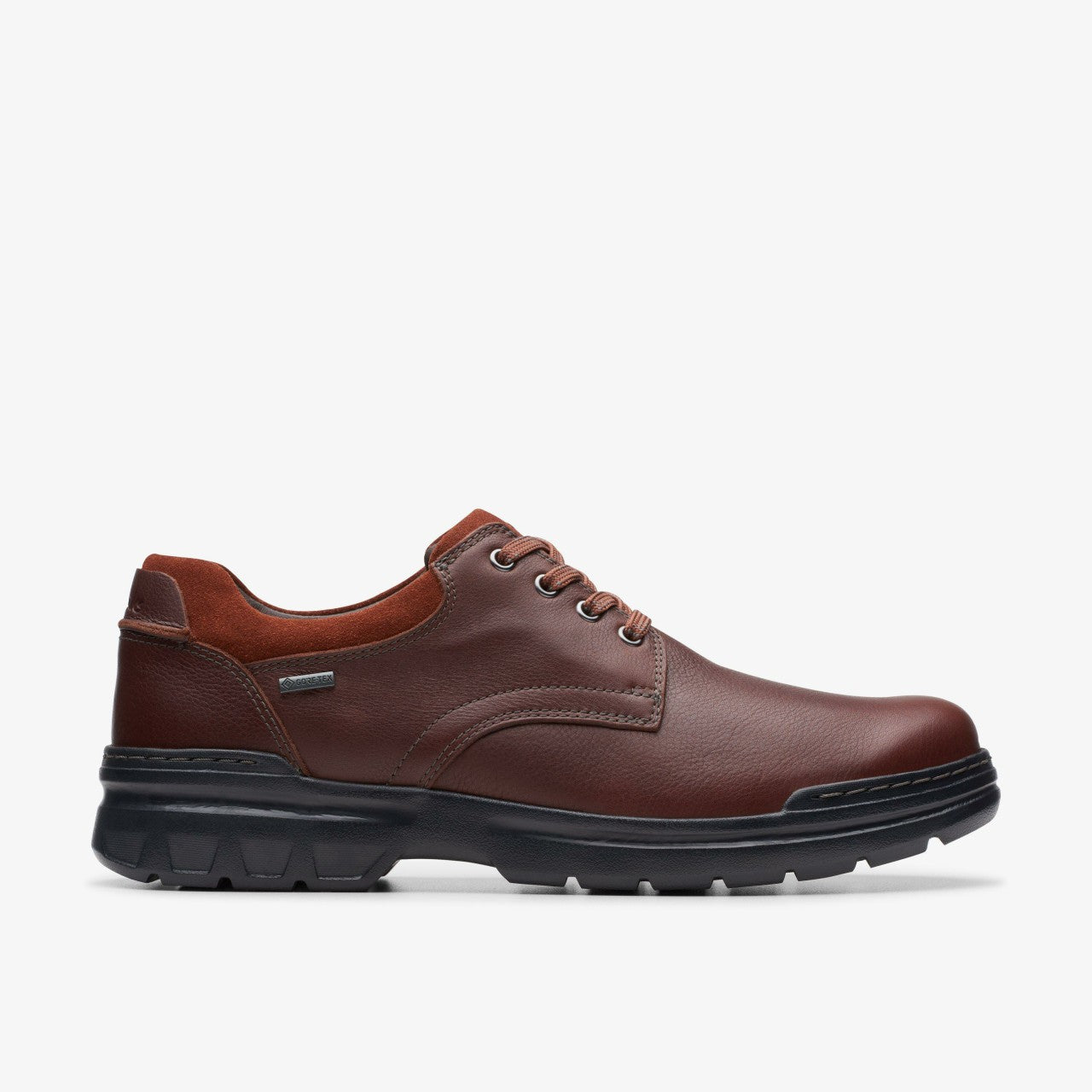 Rockie Walk GORE-TEX Dark Tan Leather Clarks Men