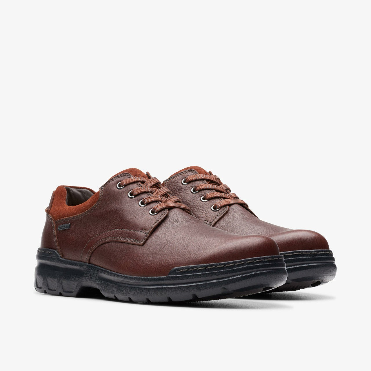 Rockie Walk GORE-TEX Dark Tan Leather Clarks Men