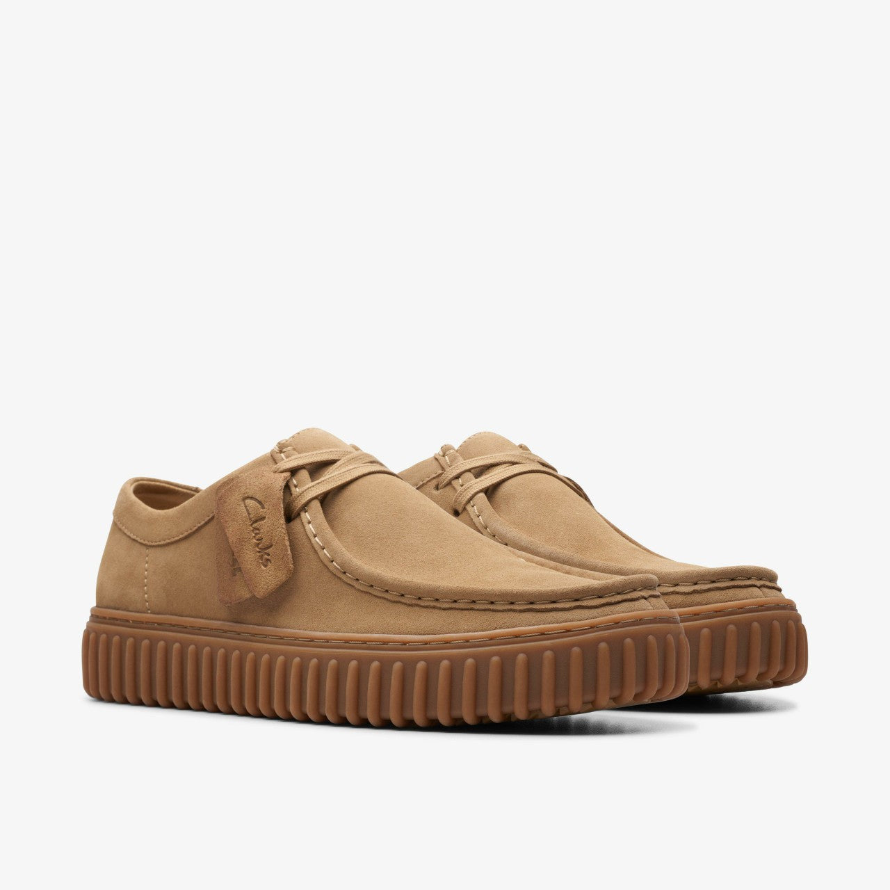Torhill Lo Dark Sand Suede Clarks Men