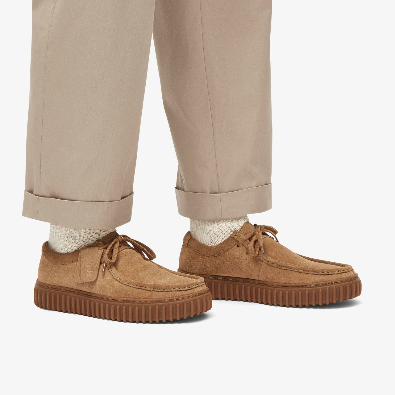 Torhill Lo Dark Sand Suede Clarks Men