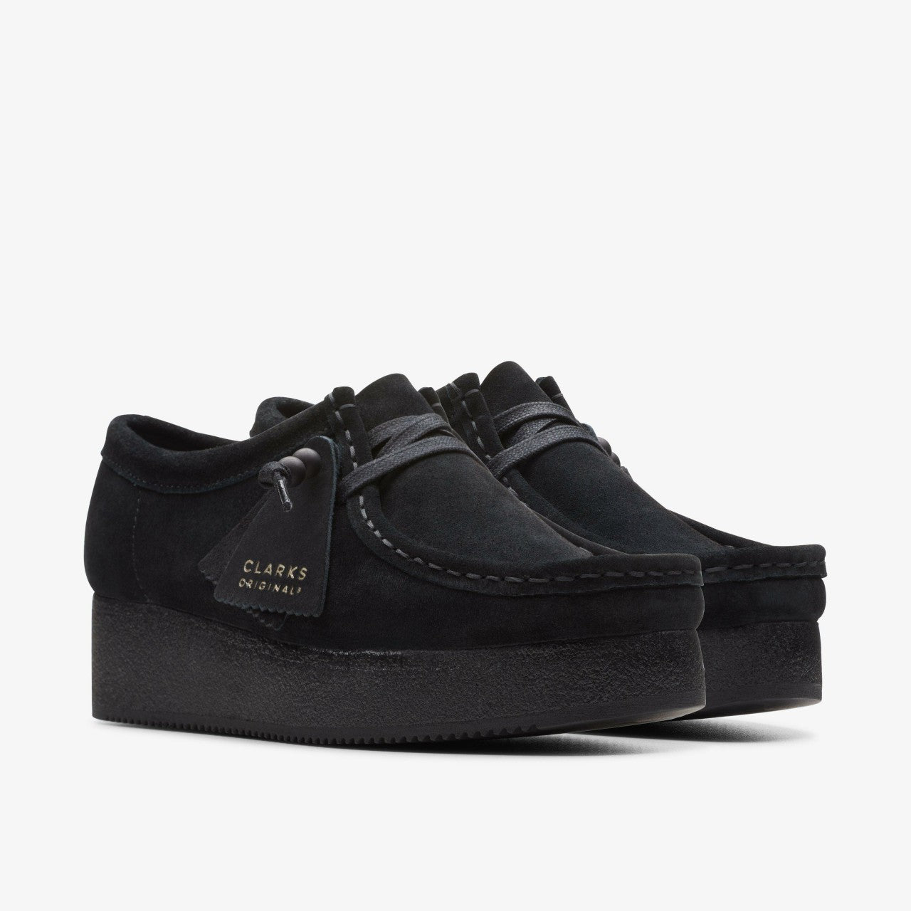 Wallacraft Bee Black Suede Clarks Women
