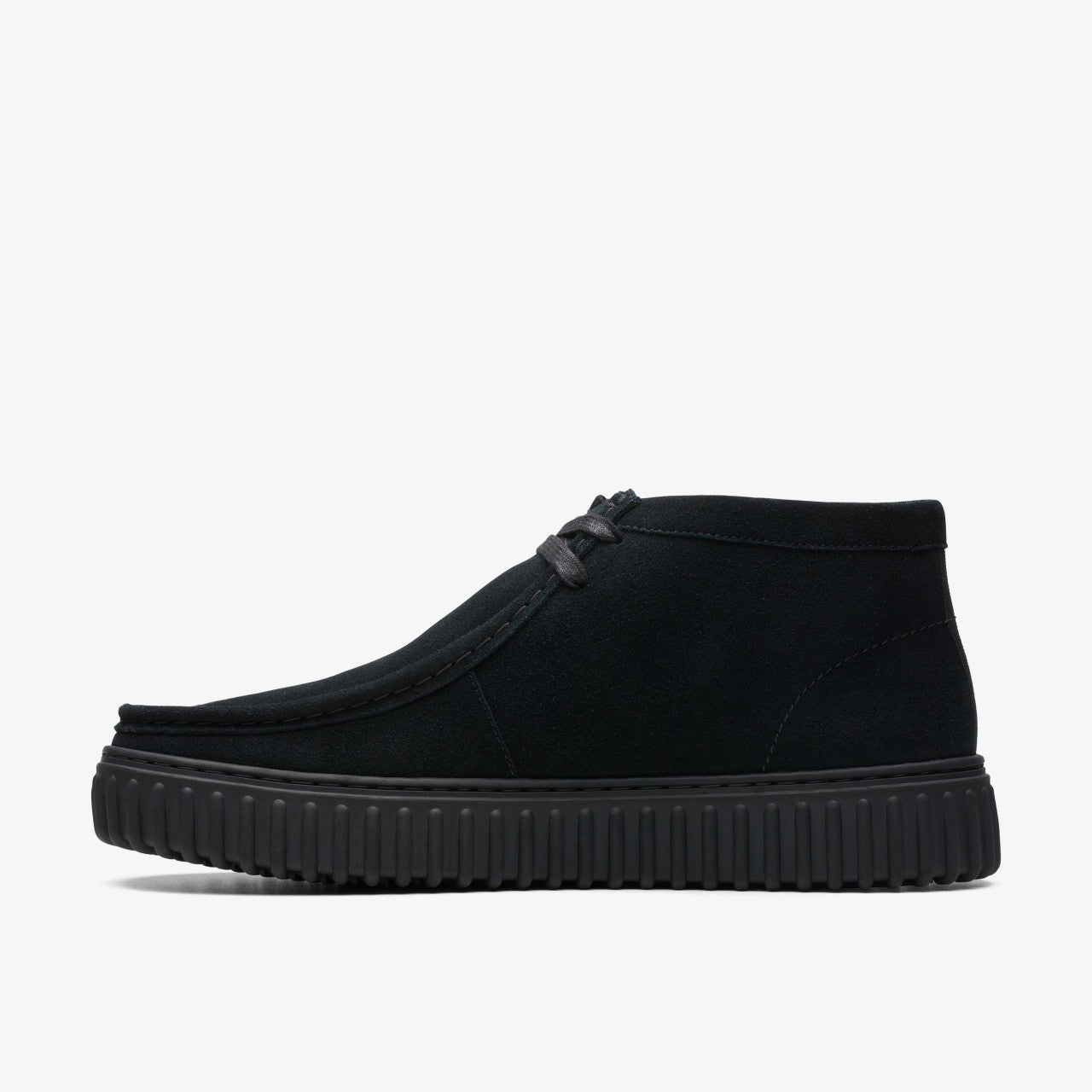 Torhill Hi Black Suede Clarks Women|Men
