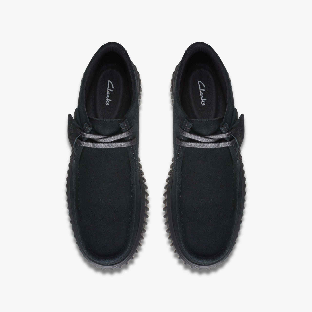 Torhill Hi Black Suede Clarks Women|Men