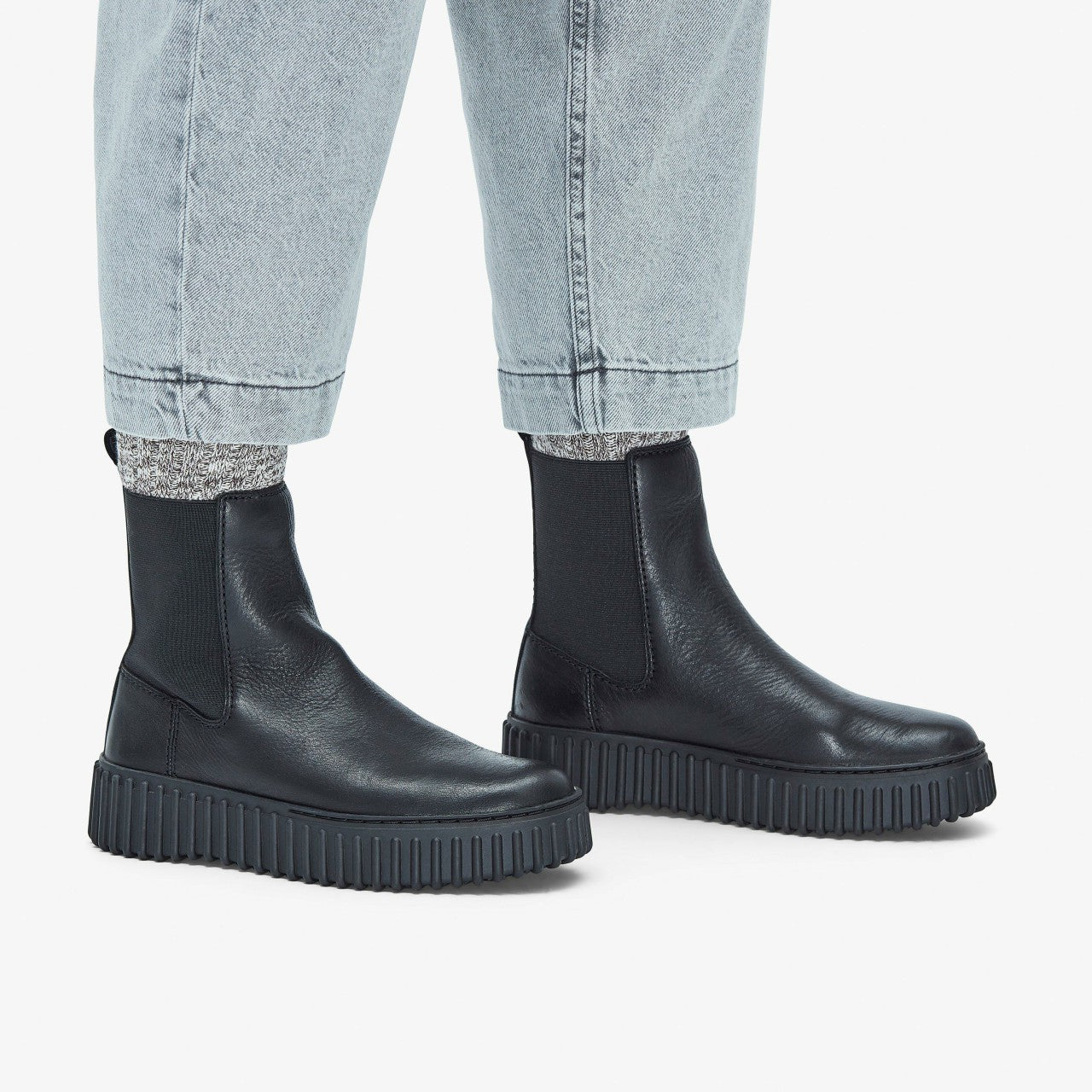Torhill Maple Ankle Boot Black Leather Clarks Women