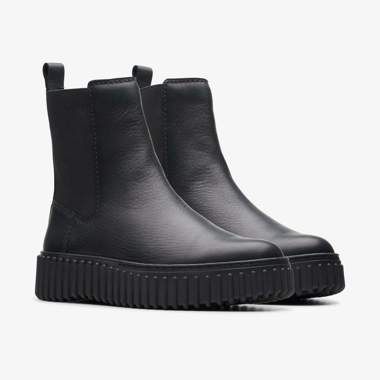 Torhill Maple Ankle Boot Black Leather Clarks Women