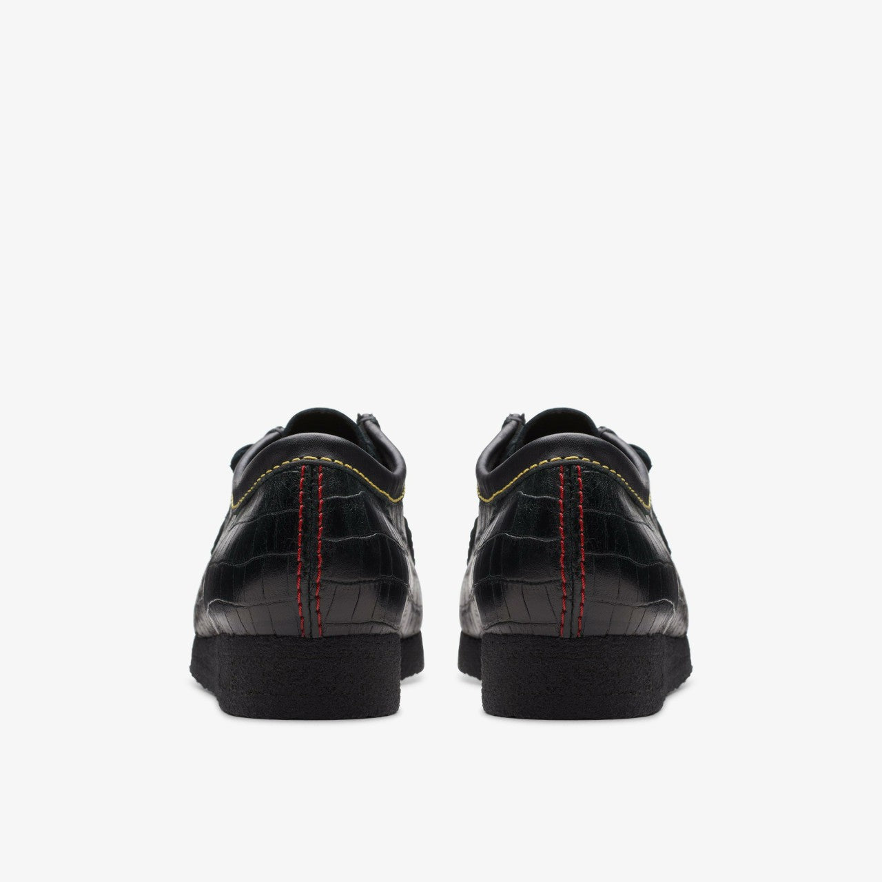 Wallabee Black Crocodile Clarks Men