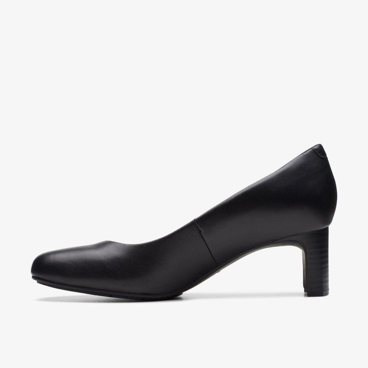 Kyndall Iris Black Leather Clarks Women