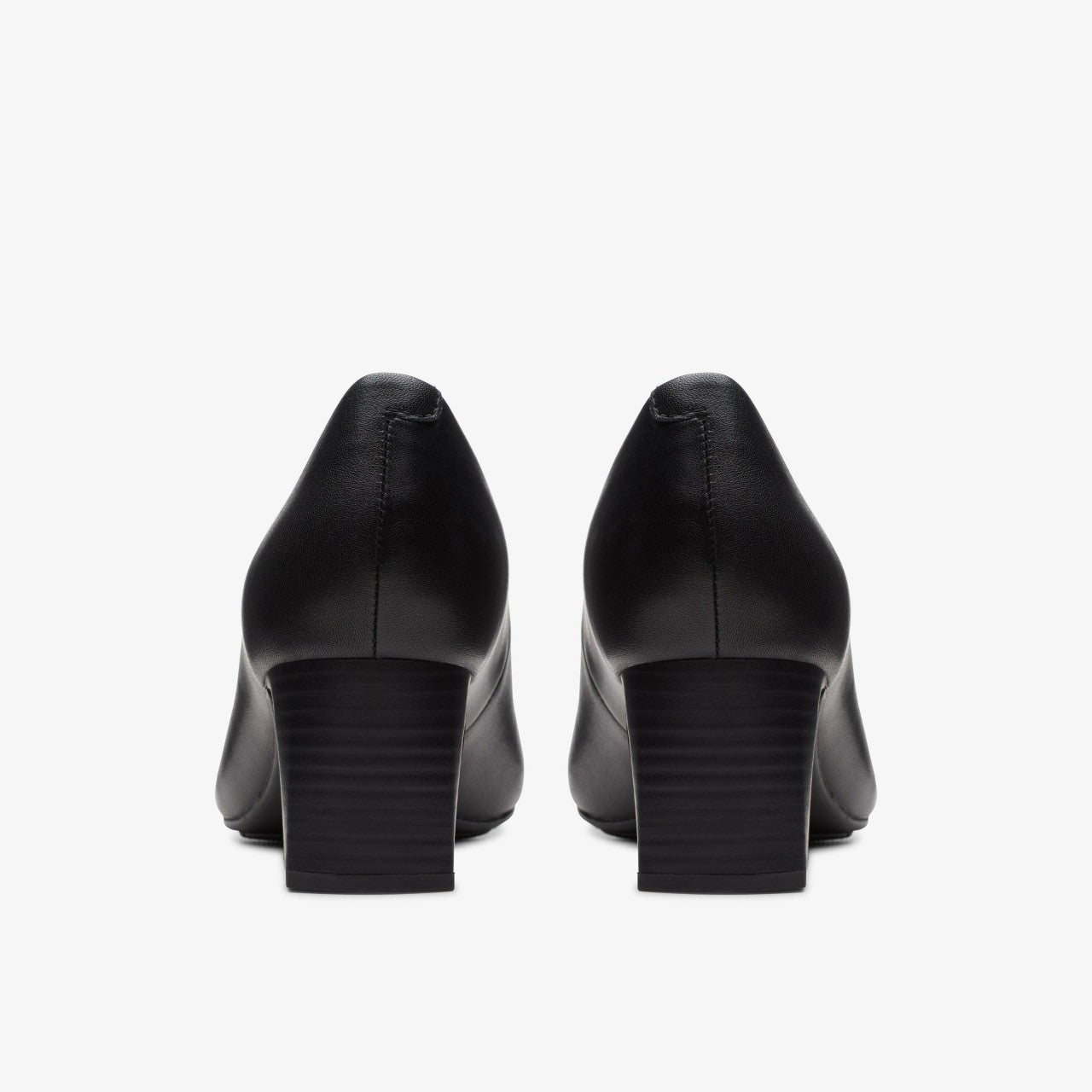 Kyndall Iris Black Leather Clarks Women