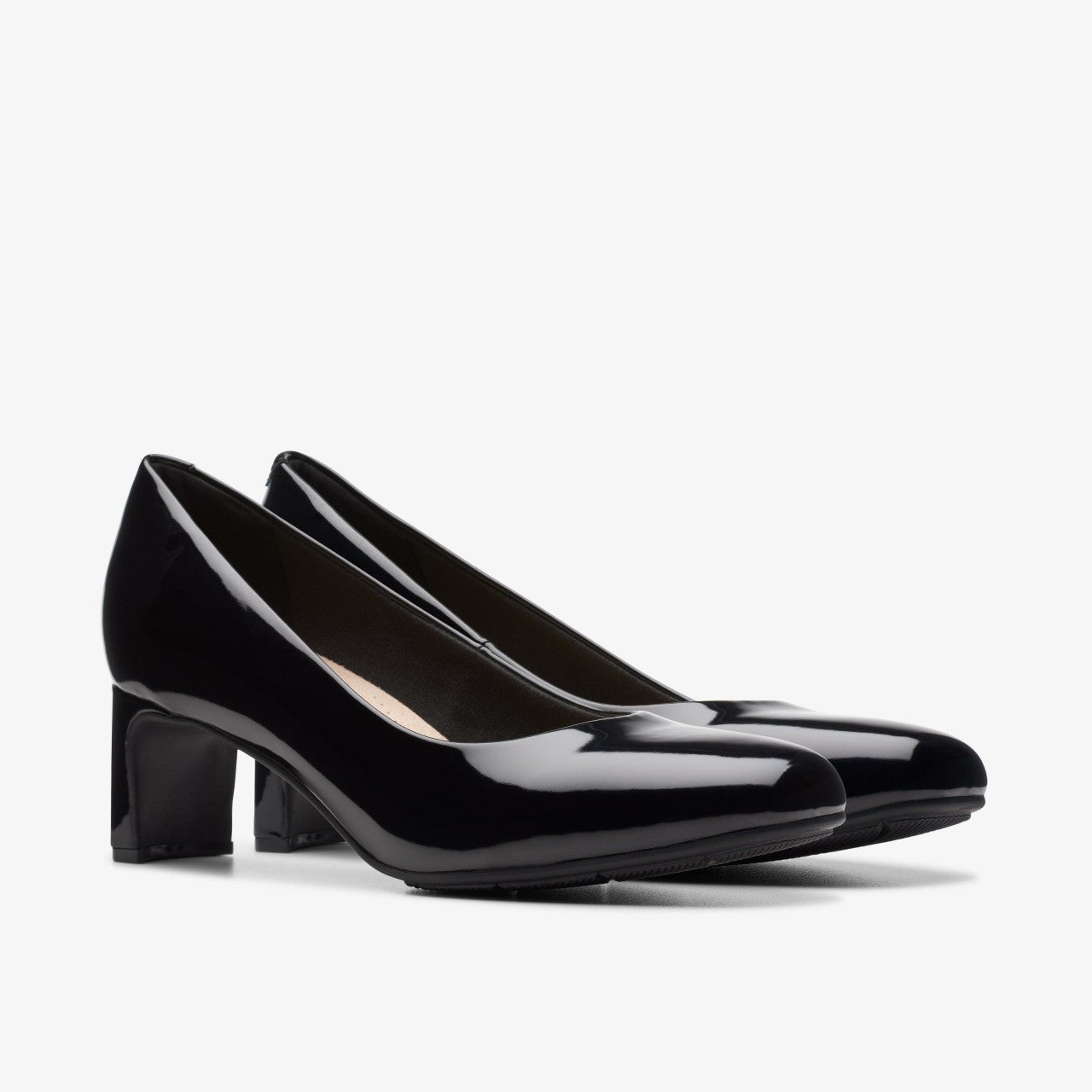 Kyndall Iris Black Patent Clarks Women