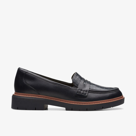 Westlynn Ayla Black Leather Clarks Women