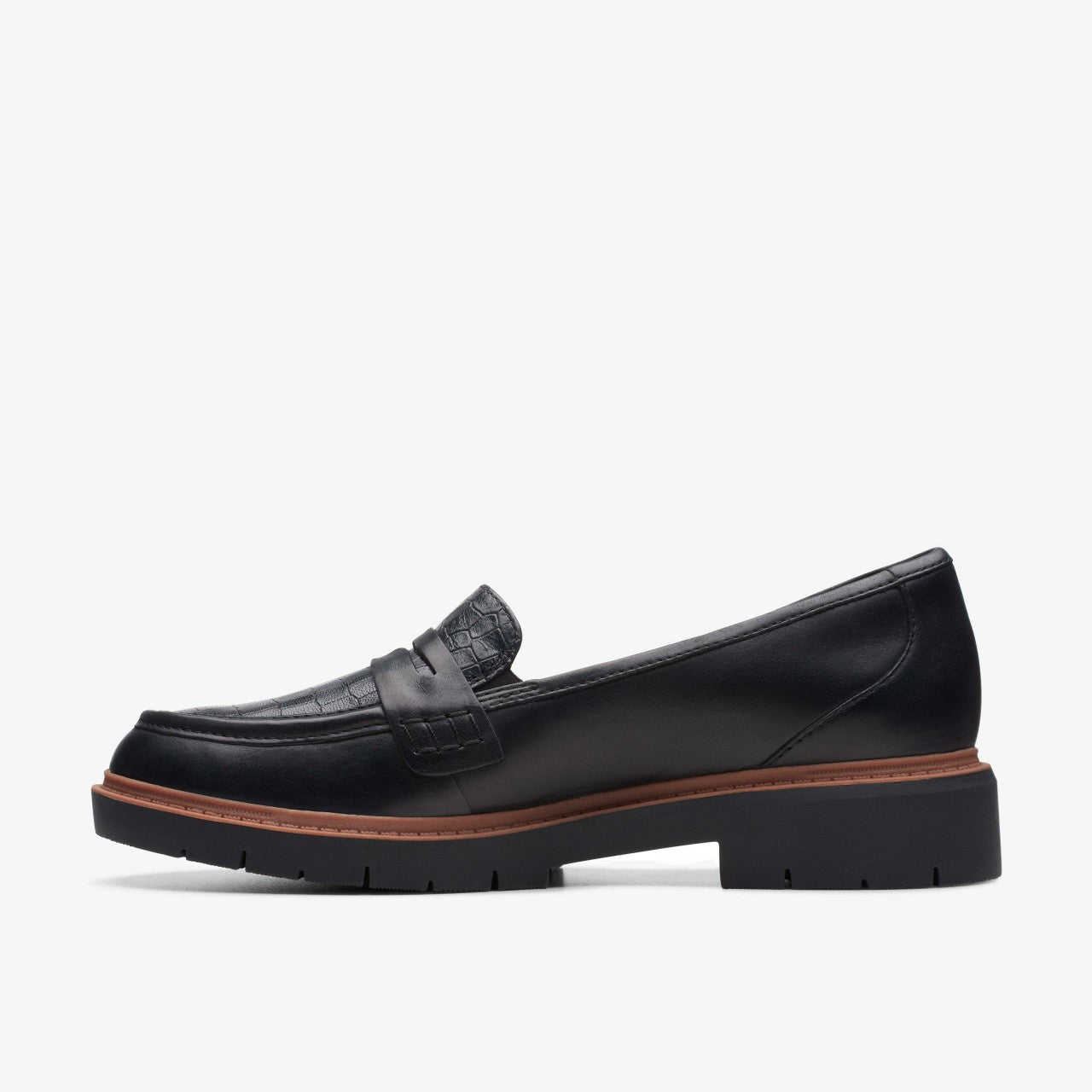 Westlynn Ayla Black Leather Clarks Women