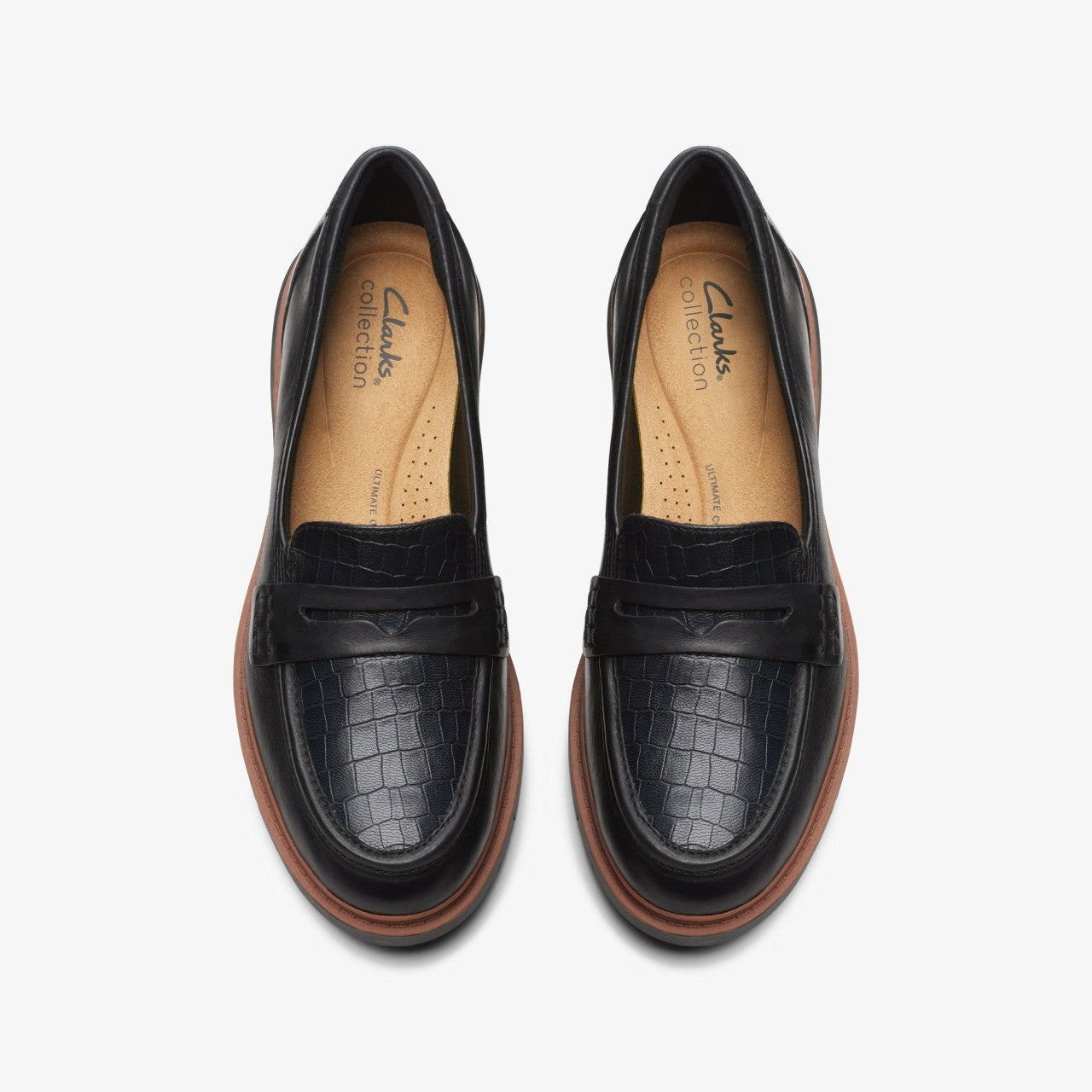 Westlynn Ayla Black Leather Clarks Women