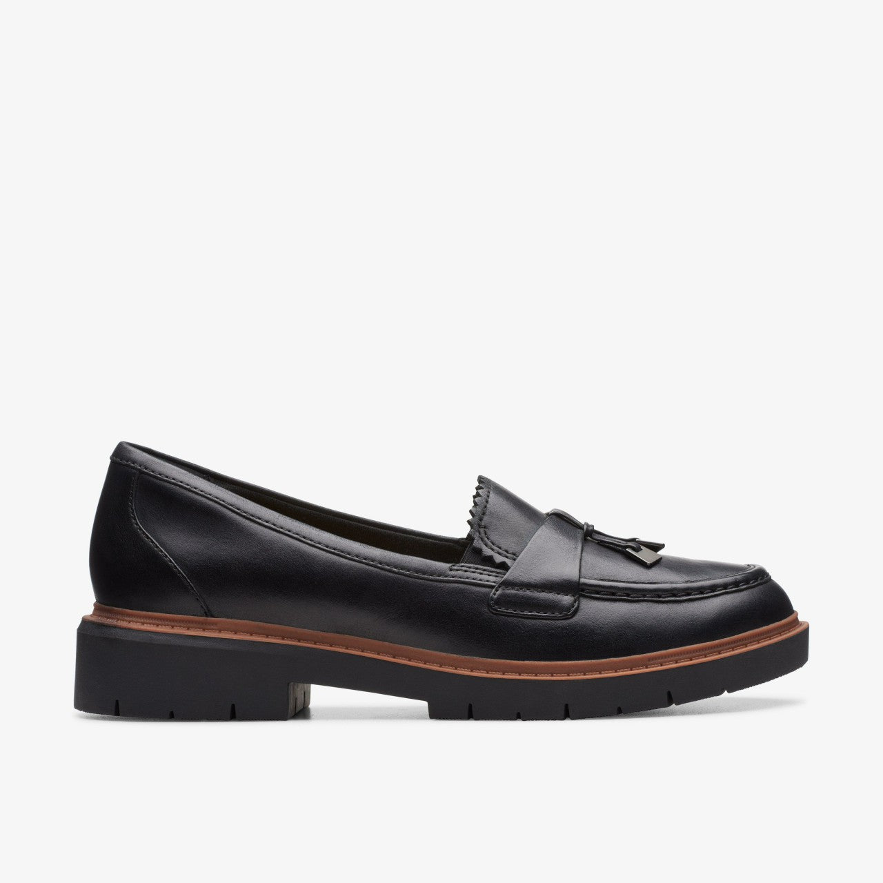 Westlynn Bella Black Leather Clarks Women
