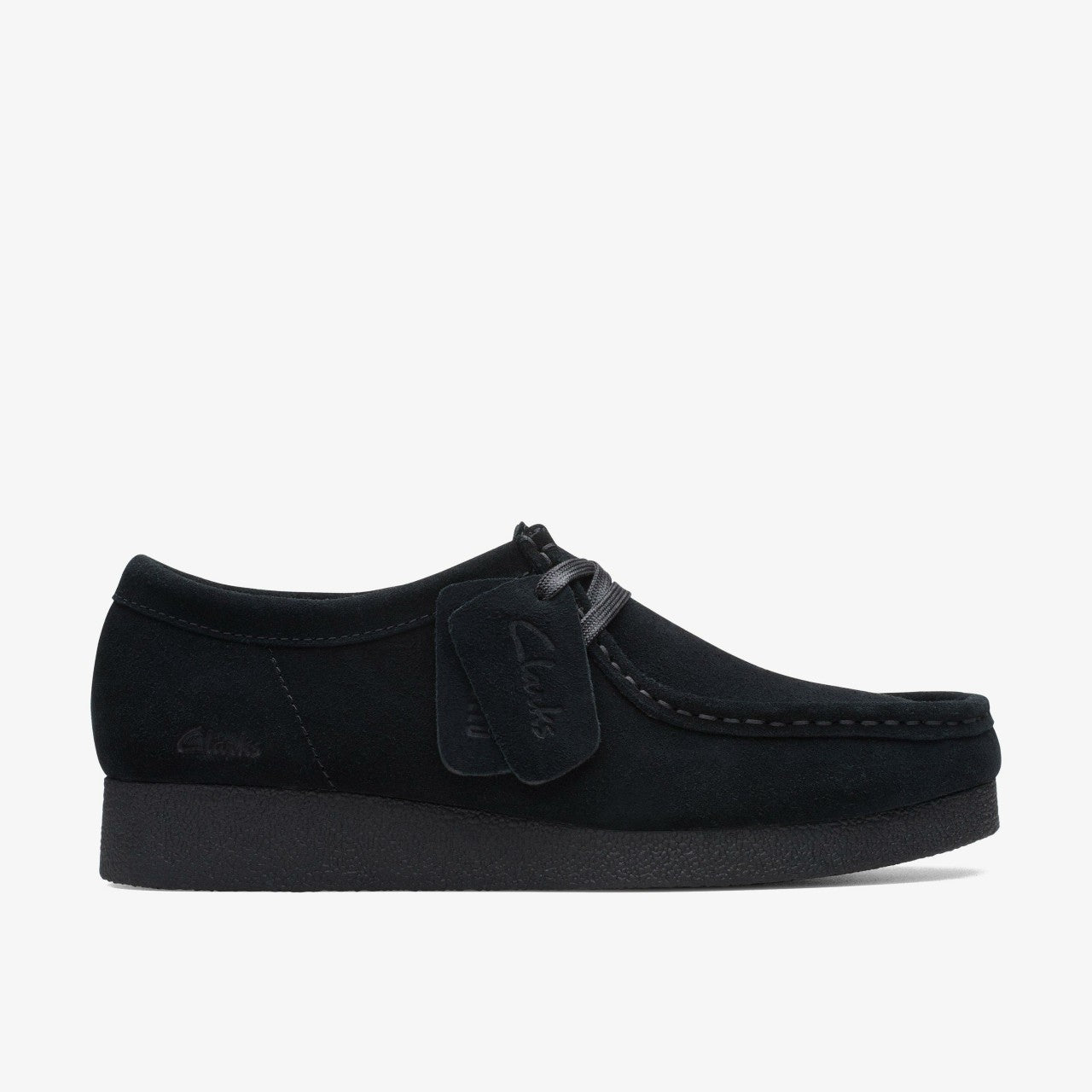 Wallabee EVO Shoe Black Suede Clarks Women
