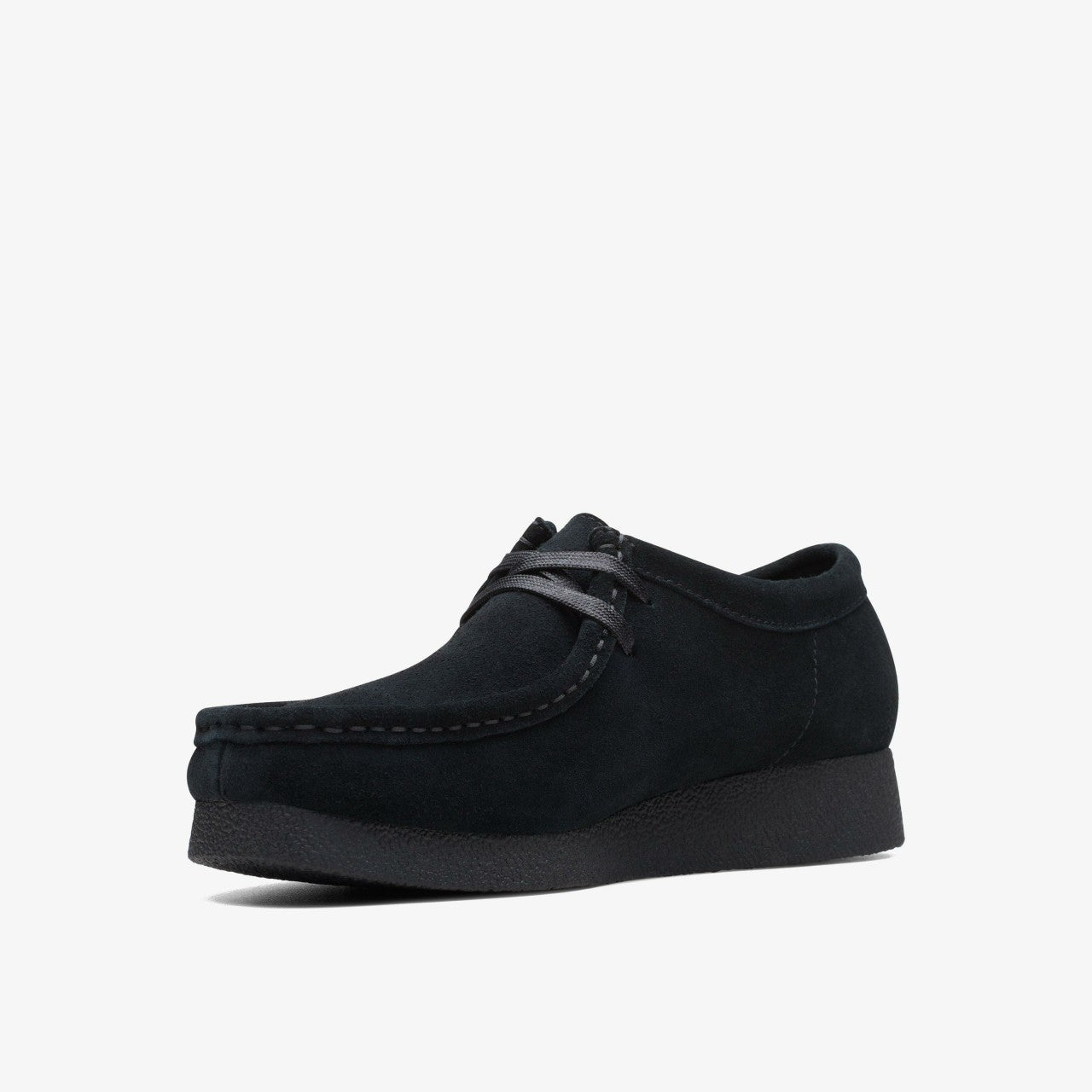 Wallabee EVO Shoe Black Suede Clarks Women
