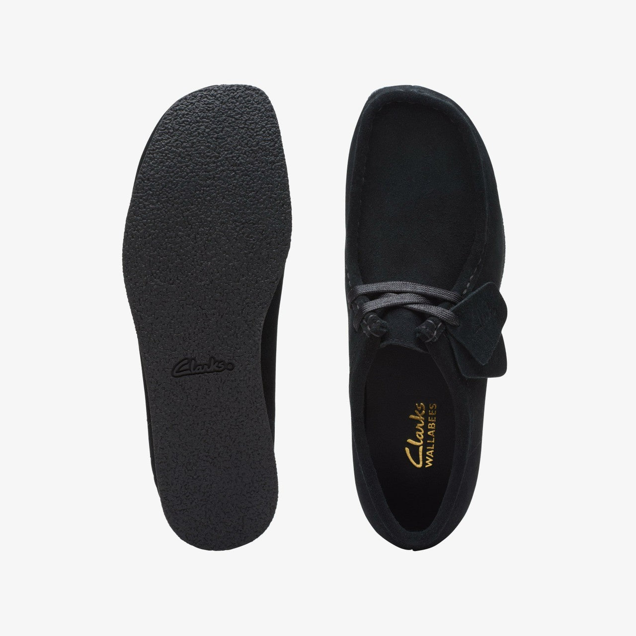 Wallabee EVO Shoe Black Suede Clarks Women