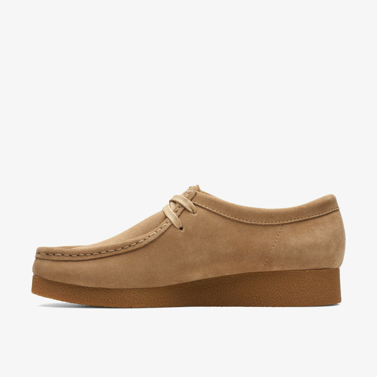 Wallabee EVO Shoe Dark Sand Suede Clarks Women