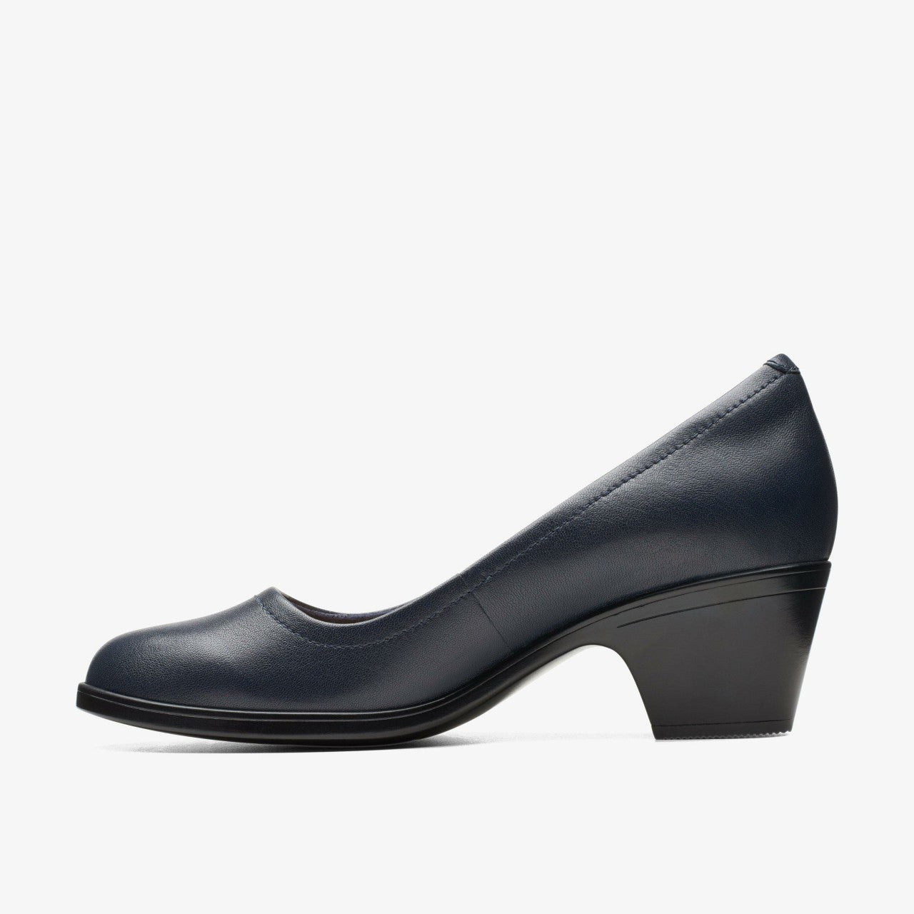 Emily2 Ruby Navy Leather Clarks Women