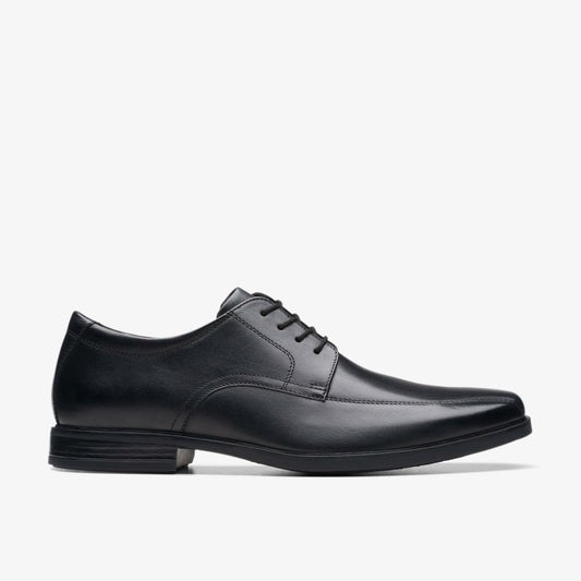 Howard Over Black Leather Clarks Men
